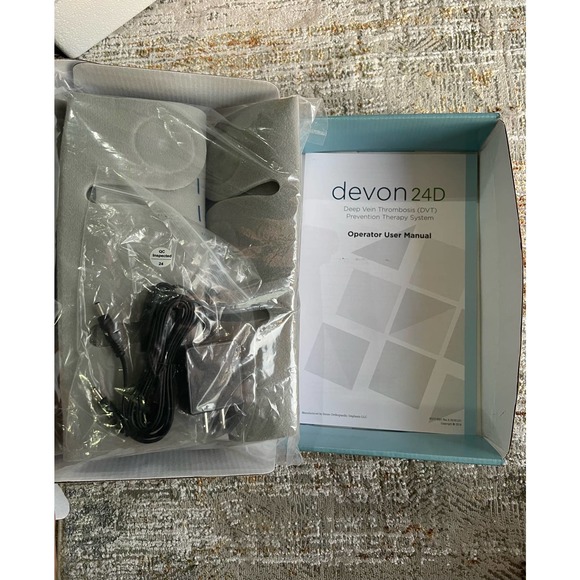 Devon 24D DVT Portable Compression Device Bloodclot Prevention *NEW* - Picture 4 of 12